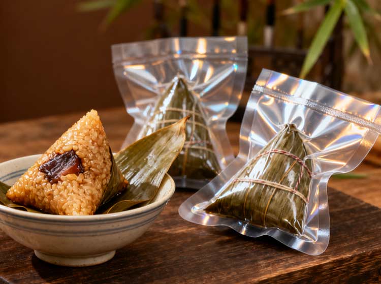 山東水煮袋應用(yòng)場景 水煮袋在泡菜、粽(zòng)子(zǐ)等食品包裝中的(de)應用